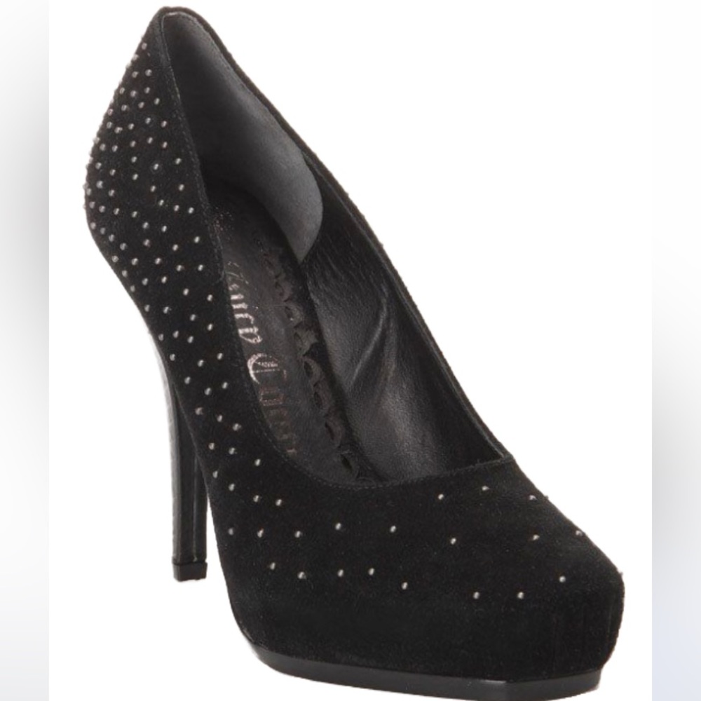 JUICY COUTURE TESSA BLACK SUEDE PUMP